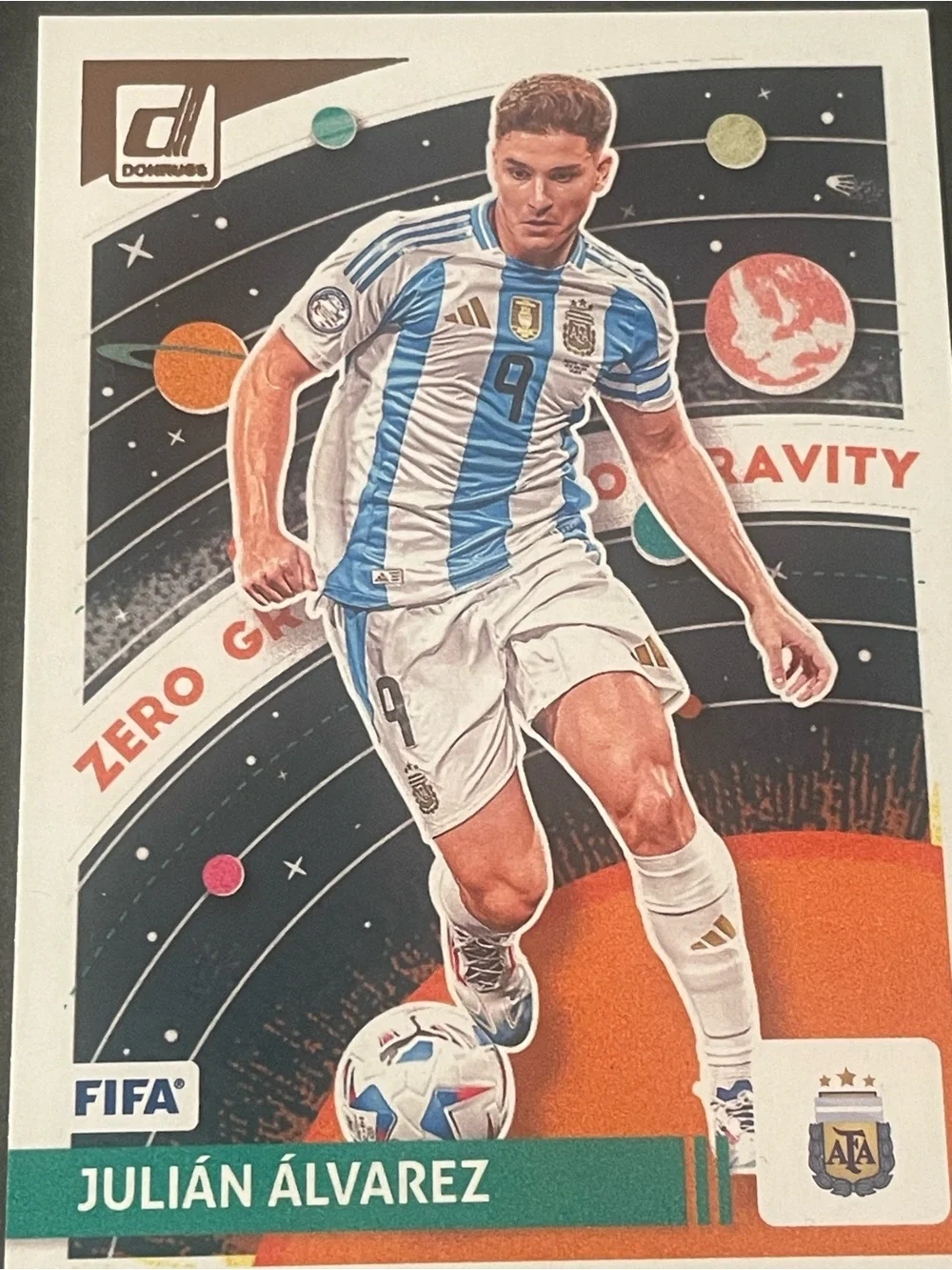 JULIAN ALVAREZ 2024/25 Donruss Zero Gravity - #4 Argentina Card